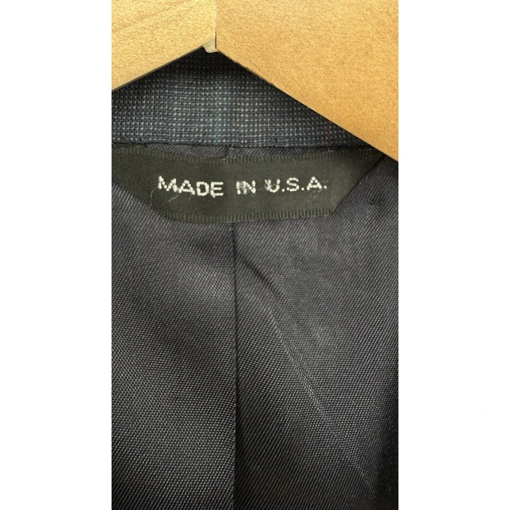 Polo University Club Ralph Lauren Blazer‎ Men L Blue Wool USA Made Dillard's